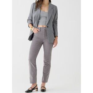 J. CREW Women's EUC Vintage Slim Straight‎ Corduroy Pants Gray | Size 31